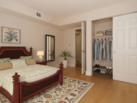 Bedroom decorated