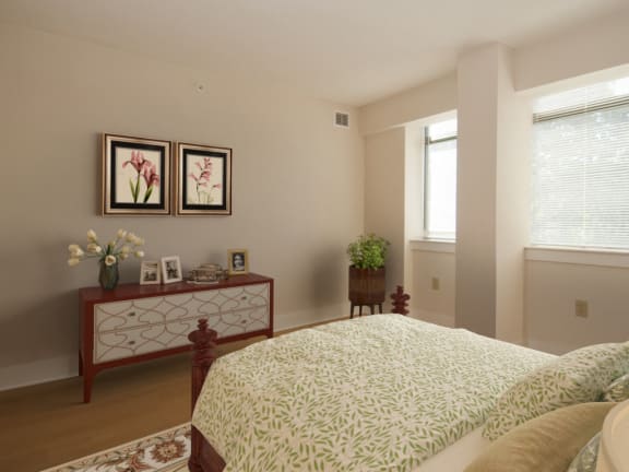 Bedroom decorated