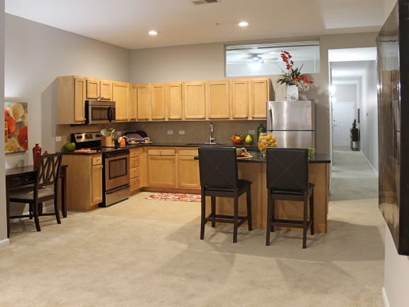 Large Open Floor Plans with Kitchen Islands at The Residences at 668, Cleveland, OH