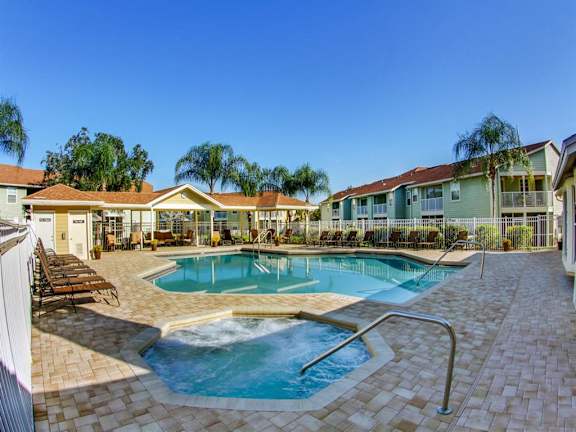 A refreshing pool, outdoor heated spa, fitness center, playground and tot lot provide all residents with activities.