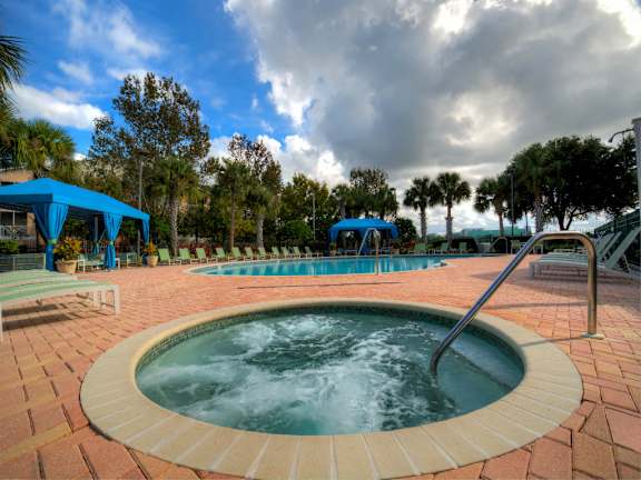 The refreshing pool and outdoor spa are great ways to start or end your day.