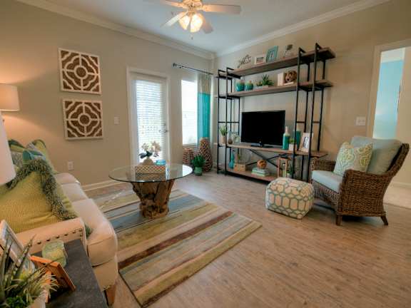 Spacious living rooms are offered in all aparment homes.