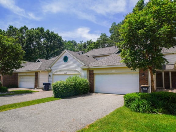 Attached 2-Car Garage for All Townhomes at Foxwood and The Hermitage, Portage, MI