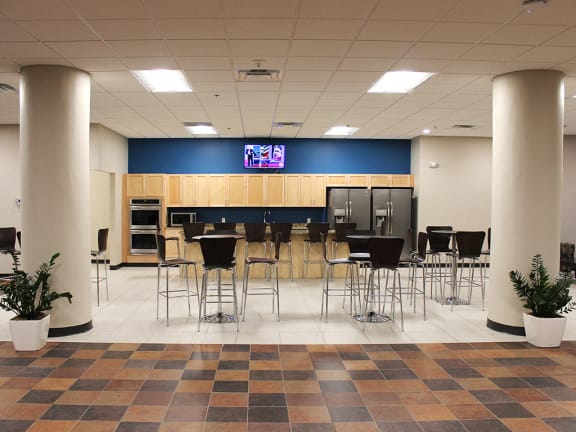 conference room with kitchen at Residences at Halle, Ohio