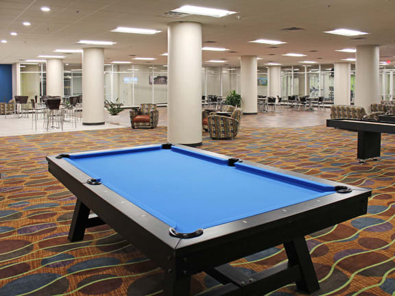 Conference Center with pool table at Residences at Halle, Ohio, 44113