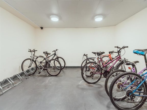 Lomax Halls, Stoke-on-Trent -Bike Storage, 1