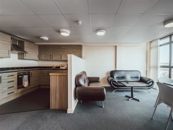 Lomax Halls, Stoke-on-Trent - Shared Kitchen, 1