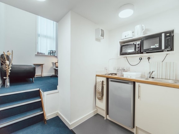 Floor Plan  Lomax Halls, Stoke on Trent, Studio Kitchen