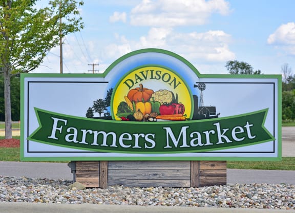 Farmer's Market In Neighborhood at Windsor Place, Michigan, 48423