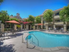 Casa Grande Senior Apartment Homes Lifestyle - Pool Deck & Pool