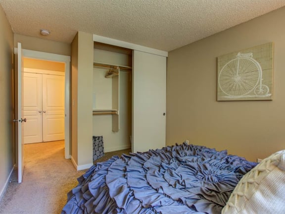 Model Bedroom and Closet at Commons at Timber Creek, Portland