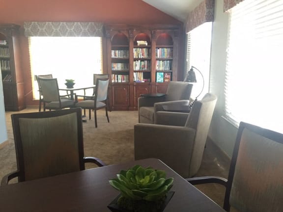 Community Room at Nicolet Highlands Apartments 55+, DePere