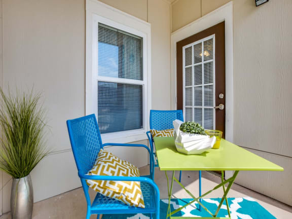 Sun Filled Patio/Balcony at CLEAR Property Management , The Lookout at Comanche Hill, San Antonio