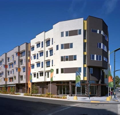 the building in which the apartment is located