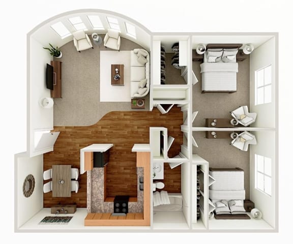2 bedroom apartment floor plan for rent