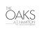 a logo for the oaks at hampton