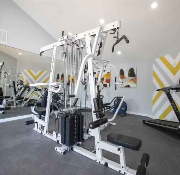 Fitness center at Villas del Cielo Apartments in Albuquerque NM
