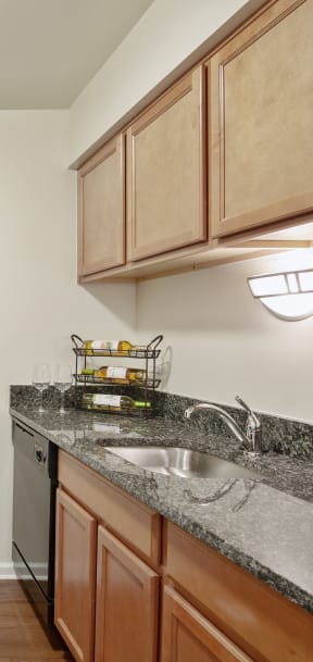 Granite Kitchen Upgrade at Lakeside Village Apartments, MI