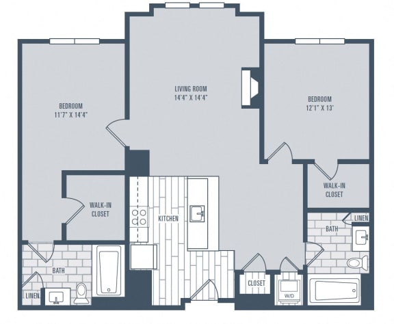Quinn 35 B2G  floor plan