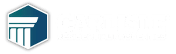 The image features a logo with a shield shape and the text "CARISTLE" and "RESIDENTIAL PROPERTIES".
