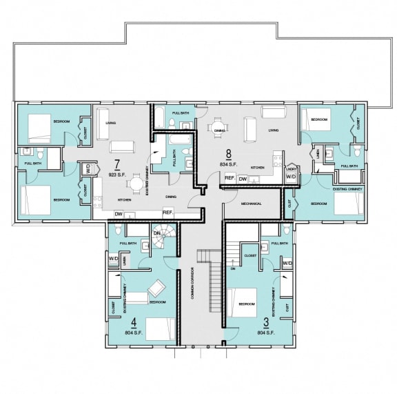 the floor plan of the new school building