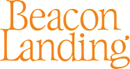 The image features the words "Beacon Landing" in orange text.