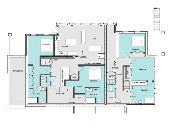 typical floor plan of a house