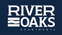 the white river rocks logo on a blue background