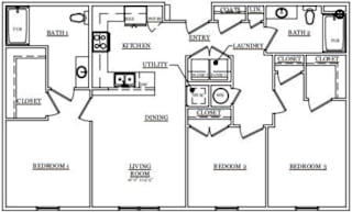 Floor Plan 3 Bedroom