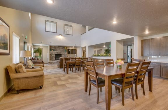 Images of chairs, tables, table chairs, cabinets, and a fireplace