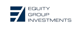 a logo for entity group investments with the words equity group investments