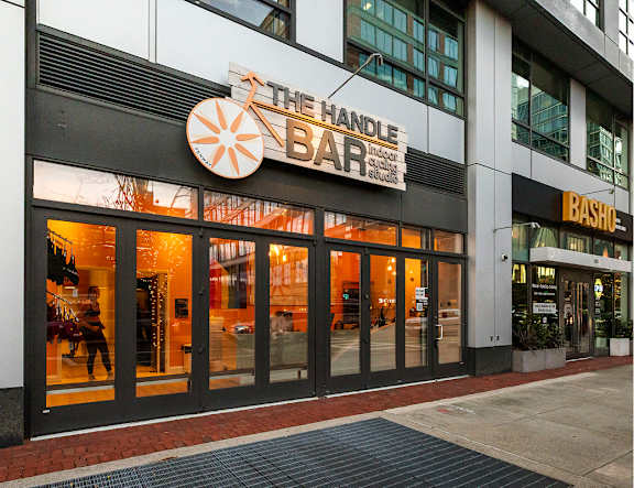 The Handle Bar is a popular restaurant in the city.