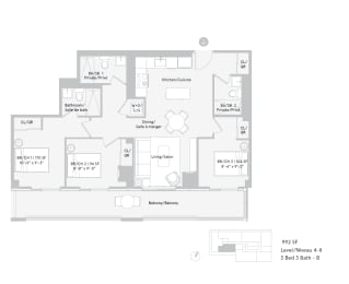  Floor Plan Kootenay II | Co-living