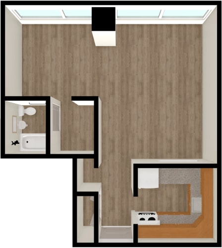 Floor Plan  Studio Efficiency Community Haven