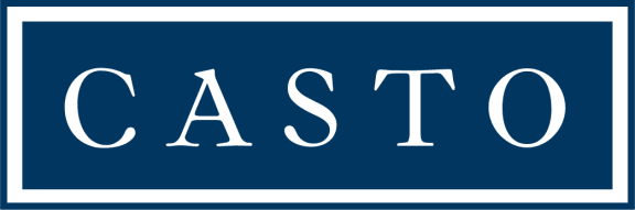 a blue casino sign with the word casino on it