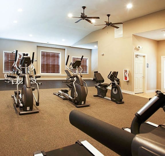 Fitness Room  at Limestone Creek Apartment Homes, Madison, AL 35756
