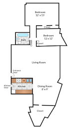  Floor Plan 2 Bedroom - 08 Tier
