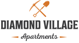 the logos for diamondvillage apartments and the logo for dalamvila apartments