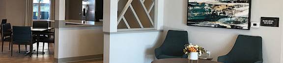 Community space with modern accents
