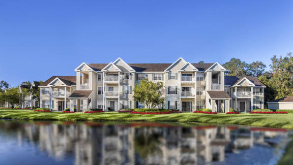 Large Lake with Walking Paths at Huntington at Sundance