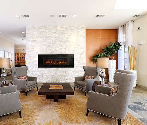 Clubhouse lounge area