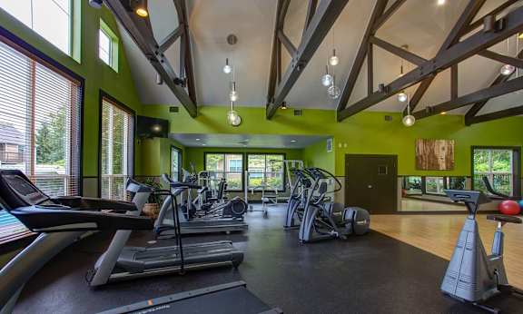Cardio Machines at Commons at Verandas in Tanasbourne Apartments, Oregon, 97124