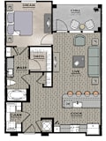 A3Floor plates with LVT at Harrison Apartments, Florida