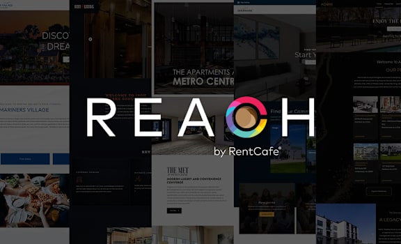 A collage of images with the word REACH in the middle.