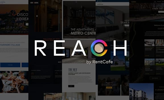 A collage of images with the word REACH in the middle.
