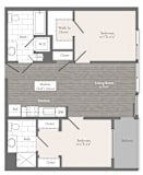 Two bedroom apartment at 2255 Wisconsin