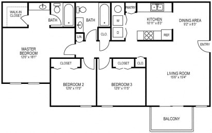  Floor Plan The Remington