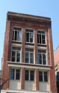 Brick Building at The Lofts at Union Alley, Memphis