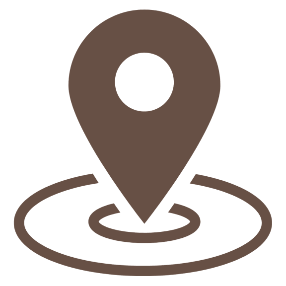 an illustration of a location marker in the water