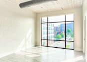 Thumbnail 5 of 16 - Floor to ceiling windows at Studio One Apartments, Detroit, MI